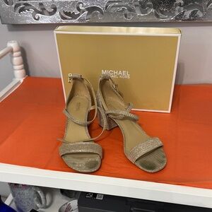 Michael Kors Glittering Gold Heels